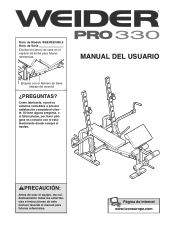 Weider Pro 330 Bench Spanish Manual