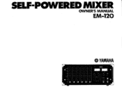 Yamaha EM-120 Owner's Manual (image)
