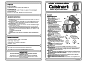 Cuisinart SM-50 Quick Reference