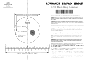 Lowrance Point-1 Antenna Mounting Template