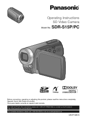 Panasonic SDR-S15T SDRS15 User Guide