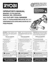Ryobi P423 Operation Manual