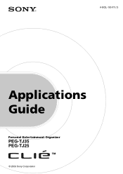 Sony PEG-TJ35 Applications Guide