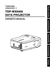 Toshiba TDP-WX5400U Owners Manual