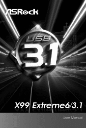 ASRock X99 Extreme6/3.1 User Manual