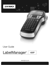 Dymo LabelManager 420P User Guide 1