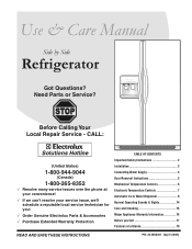 Frigidaire FRS6HF55KQ Use and Care Guide
