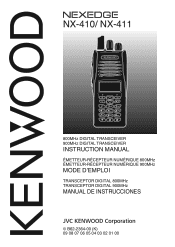 Kenwood NX-410 User Manual 1