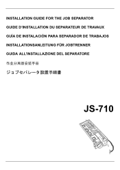 Kyocera KM-C3225 JS-710 Installation Guide
