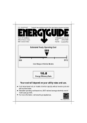 LG LW1213ER Additional Link - Energy Guide