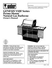 Weber Genesis 5500 NG Owner Manual
