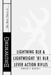 Browning BLR Owners Manual