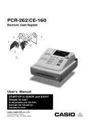 Casio PCRT262 Owners Manual
