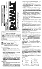 Dewalt DWE357 Instruction Manual