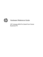 HP 4000 Hardware Reference Guide
