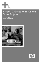 HP ep7112 HP ep7100 Series Home Cinema Digital Projector - User's Guide