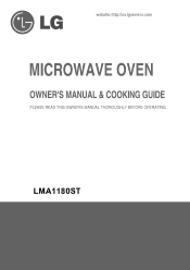 LG LMA1180ST Owner's Manual
