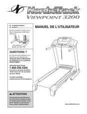 NordicTrack Viewpoint 3200 Treadmill Canadian French Manual