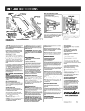 Panamax MFP-400 Manual