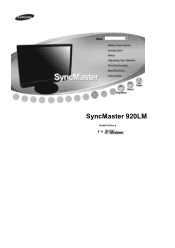 Samsung 920LM User Manual (user Manual) (ver.1.0) (English)
