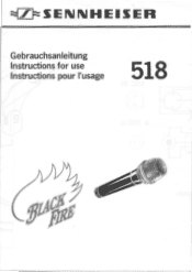 Sennheiser BF 518 Instructions for Use