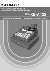 Sharp XE-A42S XE-A42S Operation Manual in English and Spanish