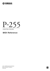 Yamaha P-255 Midi Reference