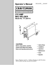 Craftsman 30084N Operation Manual