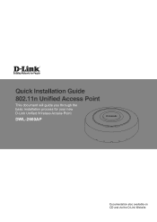 D-Link DWL-2600AP Quick Installation Guide