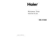 Haier EB-3190E User Manual