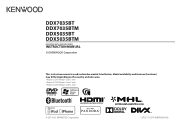 Kenwood DDX5035BT Operation Manual