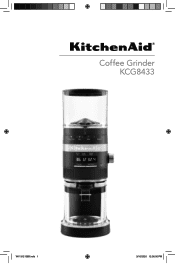 KitchenAid KCG8433MH Owners Manual