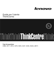 Lenovo ThinkCentre A63 (Italian) User Guide