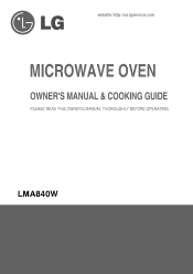 LG LMA840W Owners Manual