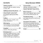 Sony Ericsson W850 User Guide