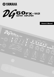 Yamaha DG60FX-112 Owner's Manual