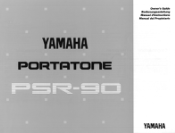 Yamaha PSR-90 Owner's Manual (image)