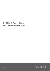 Dell PowerStore 500T EMC PowerStore REST API Developers Guide