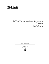 D-Link 3224TG Product Manual