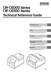 Epson ColorWorks CW-C6000P Technical Reference Guide
