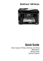 Epson WorkForce 840 Quick Guide