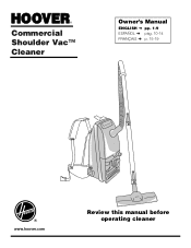 Hoover HVRC2089 Manual