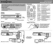 Insignia NS-D150A13 Quick Setup Guide (English)