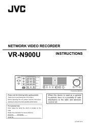 JVC N900U Instruction Manual