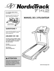 NordicTrack T14.2 Treadmill French Manual