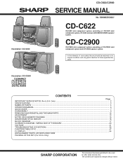 Sharp CDC2900 Service Manual