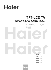Haier HL52E User Manual