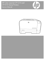 HP Color LaserJet CP1210 Service Manual