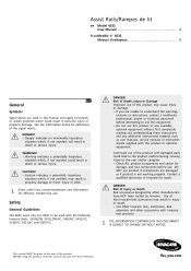 Invacare 6632 Owners Manual