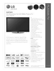 LG 50PS80 Specification (English)